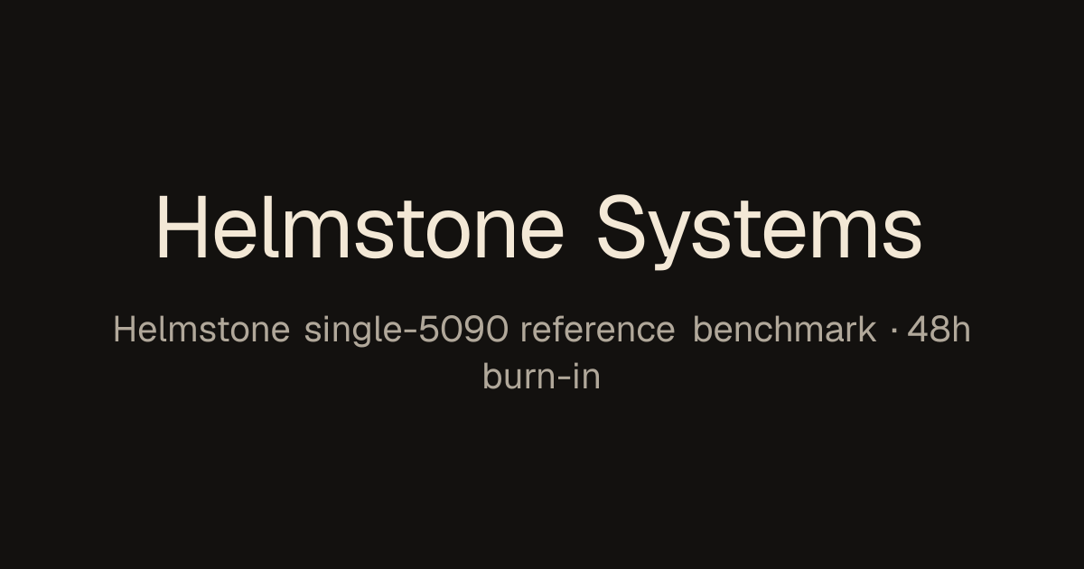 Engineering & Simulation AI Workstations · Helmstone
